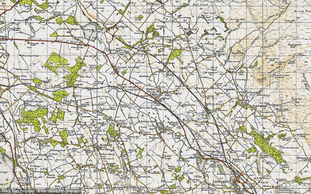 Old Map of Kirkby Thore, 1947 in 1947