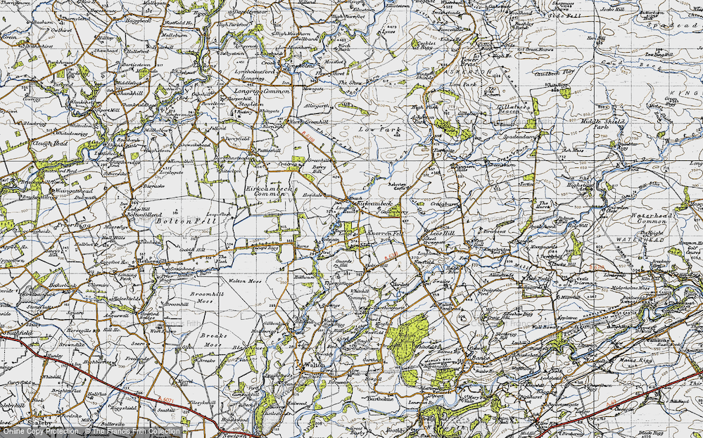 Old Map of Kirkcambeck, 1947 in 1947