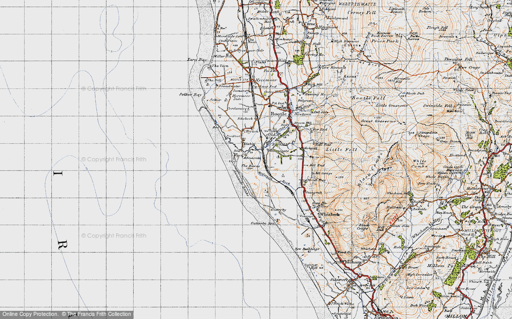 Old Map of Kiskin, 1947 in 1947