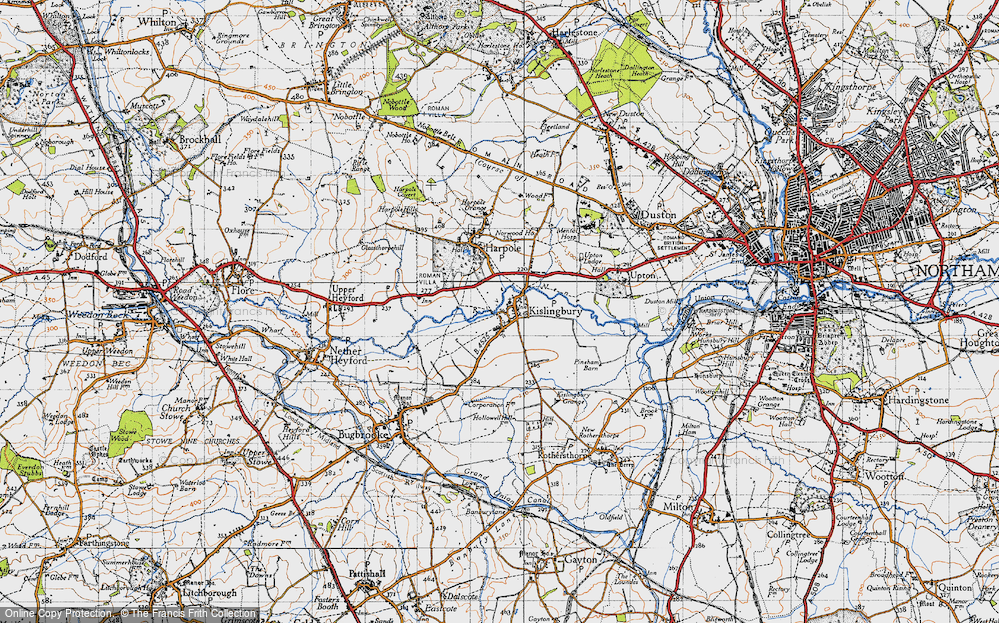 Old Map of Kislingbury, 1946 in 1946