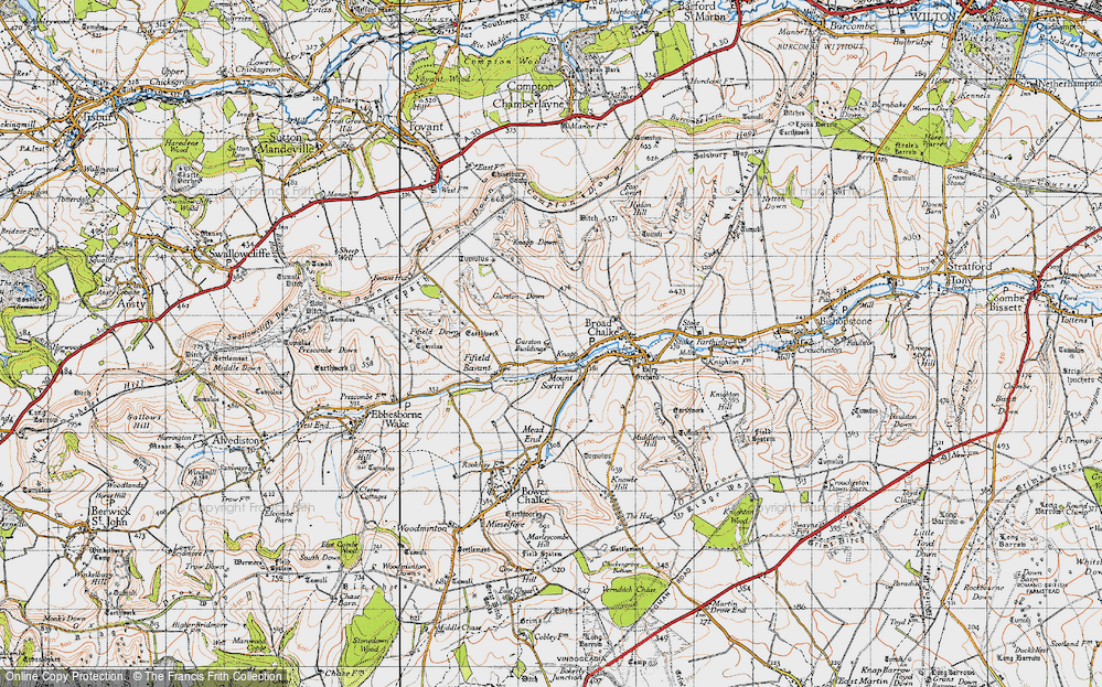 Old Map of Knapp, 1940 in 1940