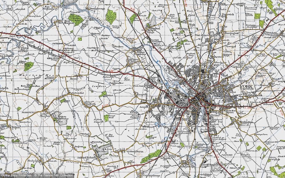 Old Map of Knapton, 1947 in 1947