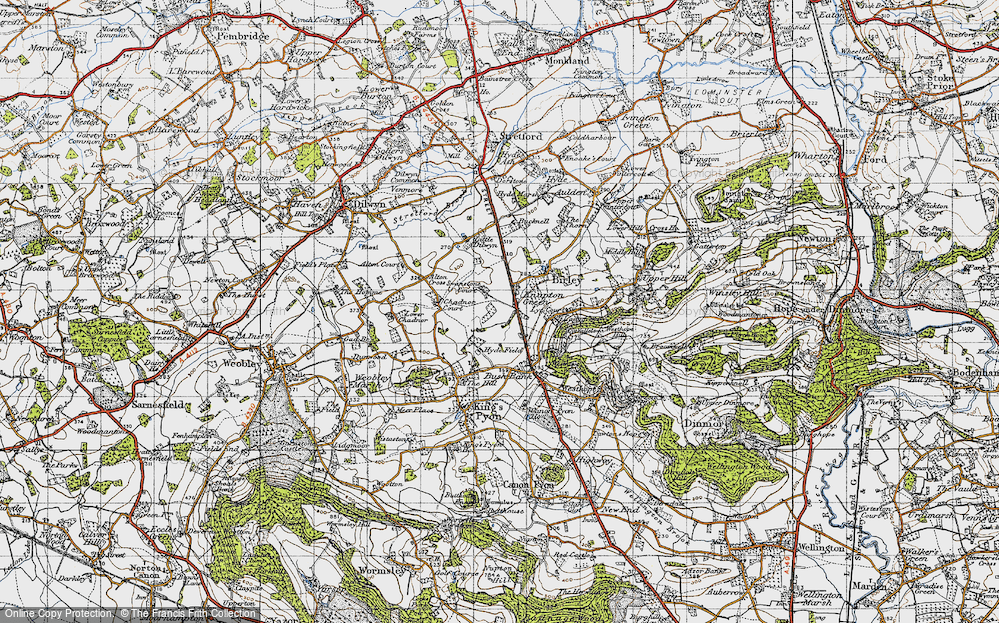Old Map of Knapton Green, 1947 in 1947
