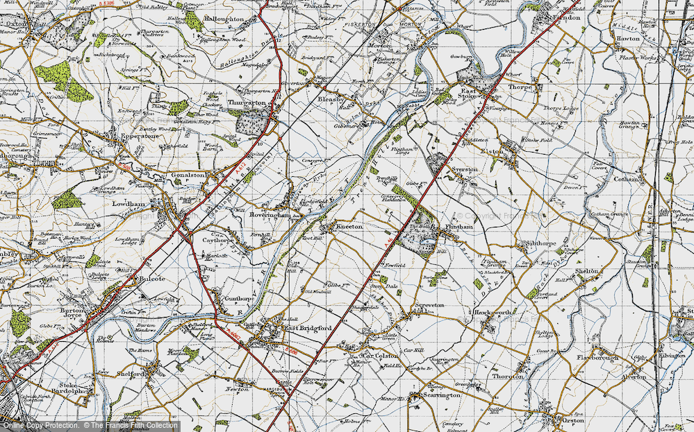 Old Map of Kneeton, 1946 in 1946