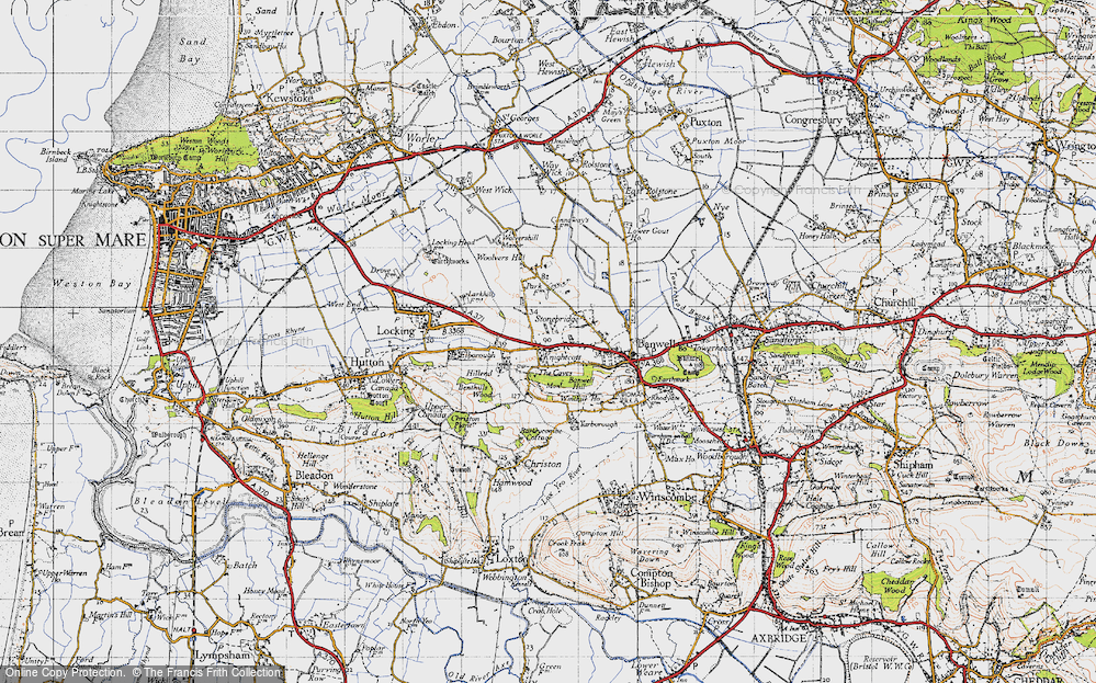 Old Map of Knightcott, 1946 in 1946