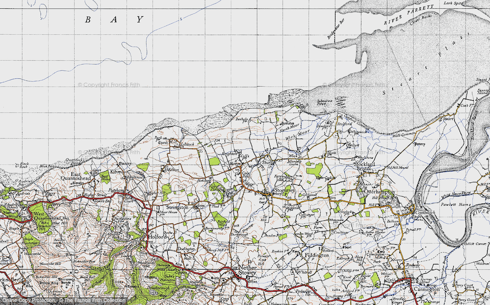 Old Map of Knighton, 1946 in 1946