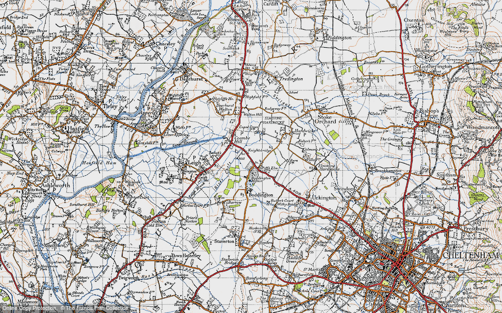 Old Map of Knightsbridge, 1946 in 1946