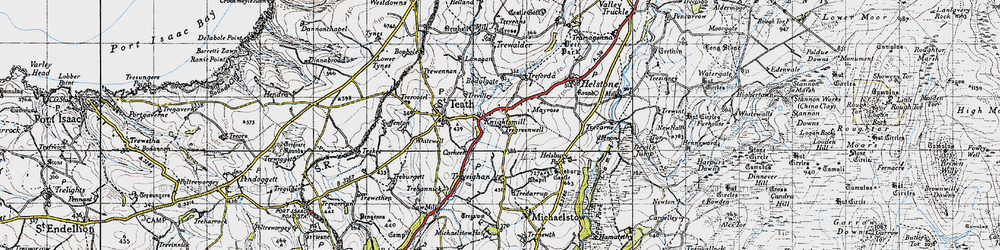 Old map of Knightsmill in 1946