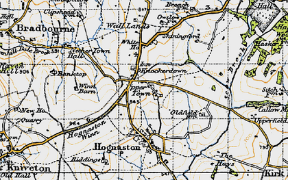 Old map of Knockerdown in 1946