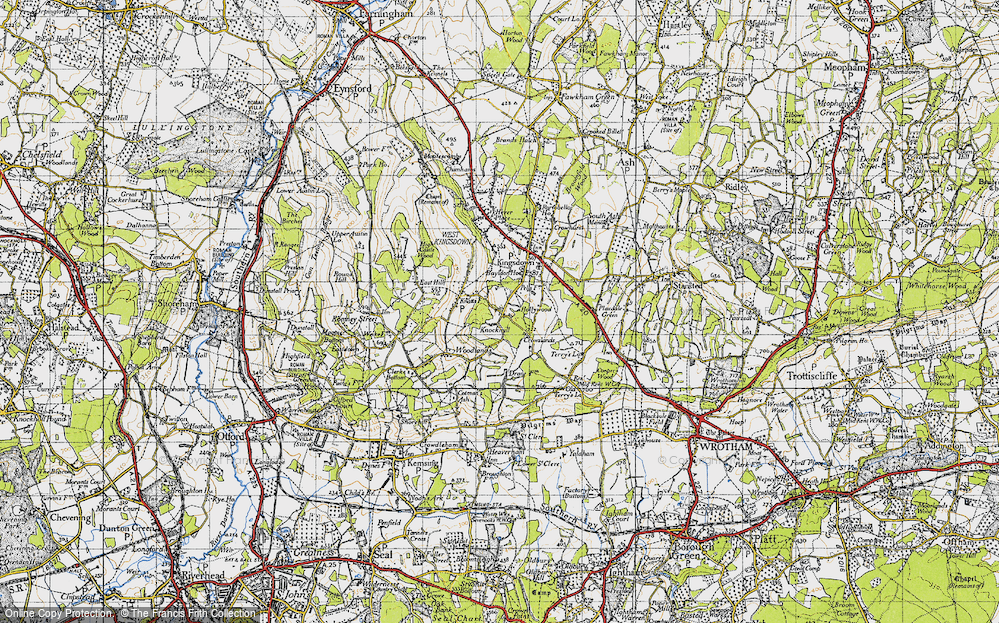 Old Map of Knockmill, 1946 in 1946