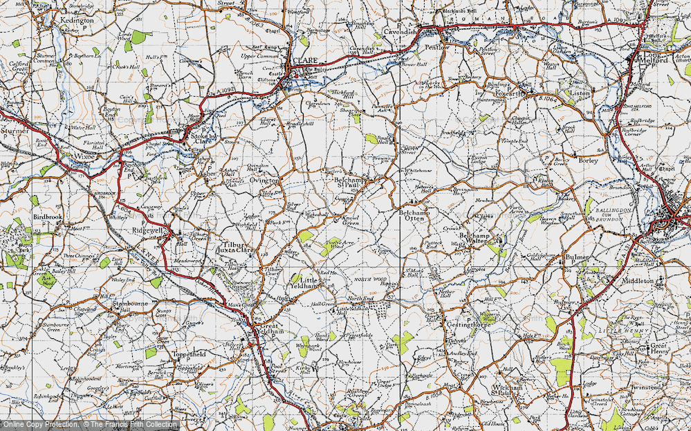 Old Map of Knowl Green, 1946 in 1946