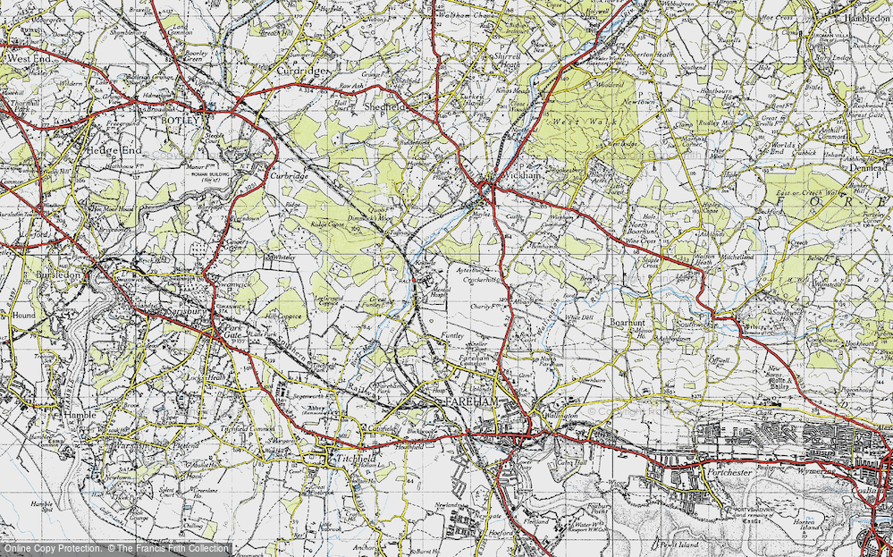 Old Map of Knowle, 1945 in 1945