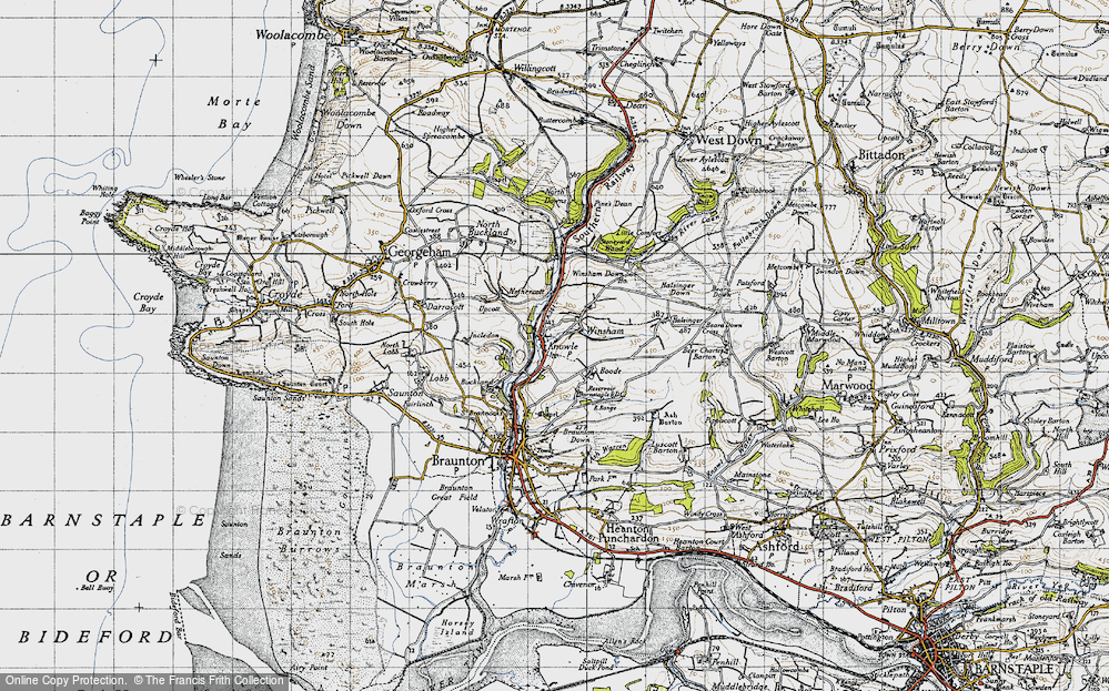 Old Map of Knowle, 1946 in 1946