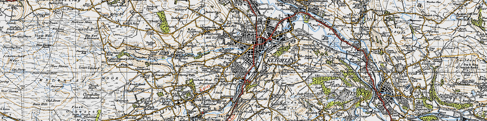 Old map of Knowle Park in 1947