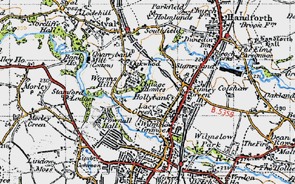 Old map of Lacey Green in 1947