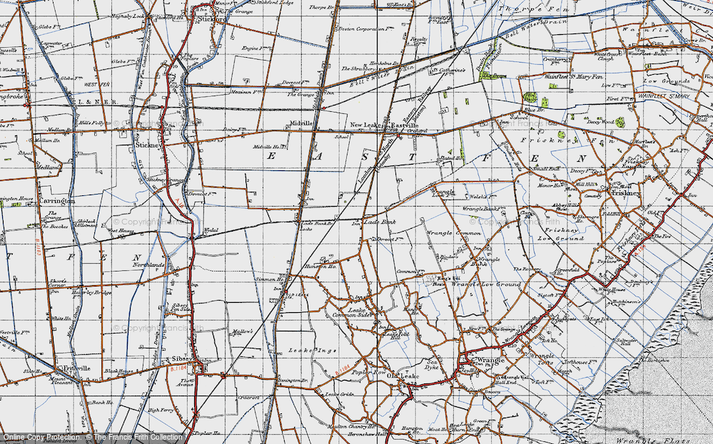 Old Map of Lade Bank, 1946 in 1946