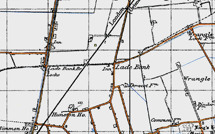 Old map of Lade Bank in 1946