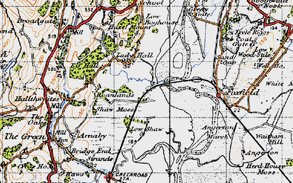Old map of Lady Hall in 1947