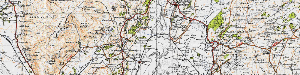 Old map of Lady Hall in 1947