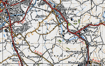 Old map of Lady House in 1947