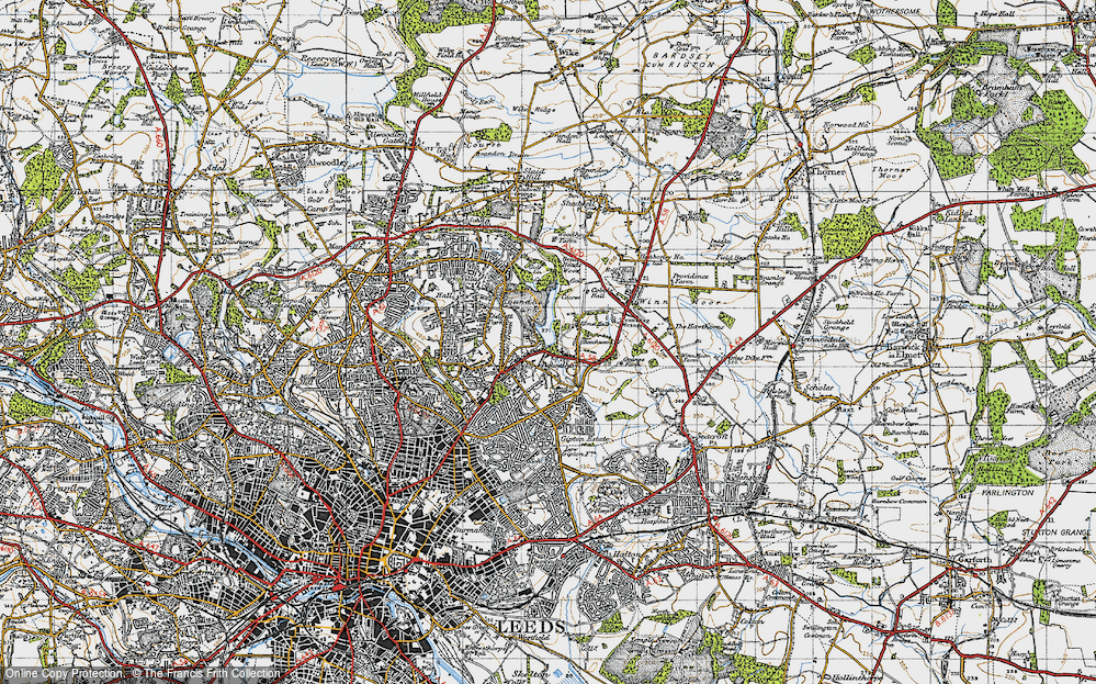 Old Map of Lady Wood, 1947 in 1947