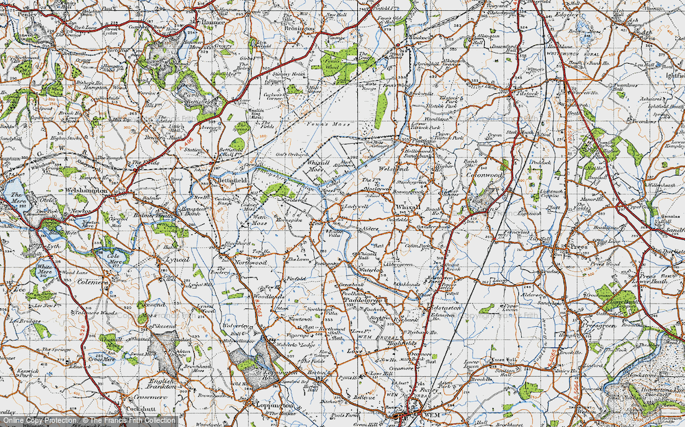 Old Map of Ladywell, 1947 in 1947