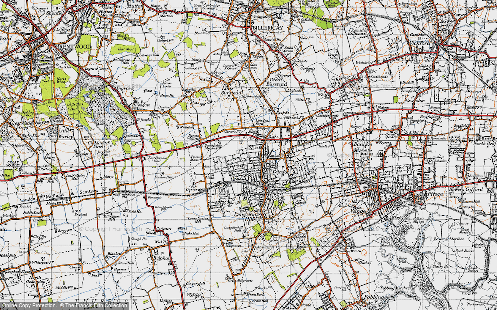 Old Map of Laindon, 1946 in 1946