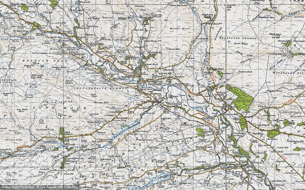 Old Map of Laithkirk, 1947 in 1947