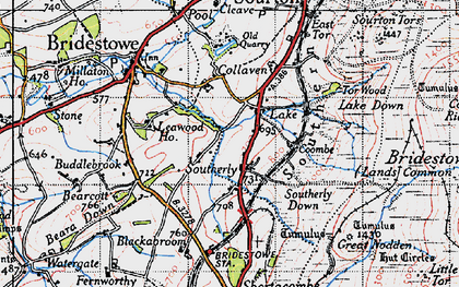 Old map of Lake in 1946