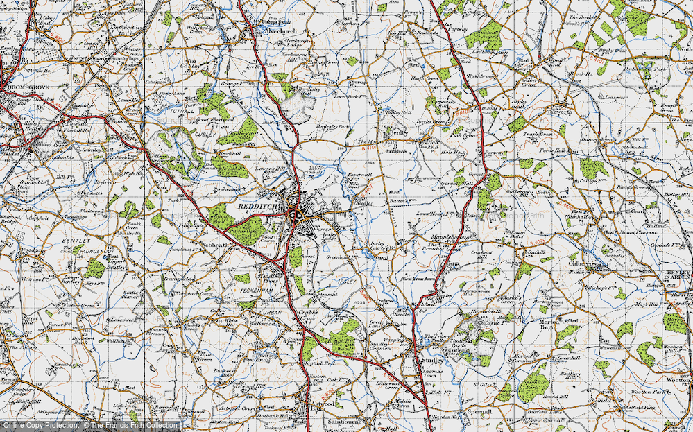 Old Map of Lakeside, 1947 in 1947
