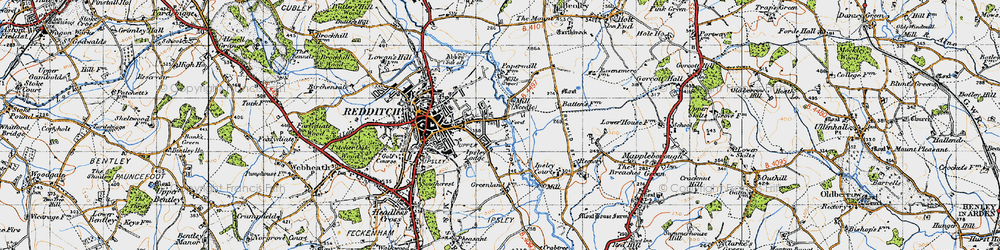 Old map of Lakeside in 1947