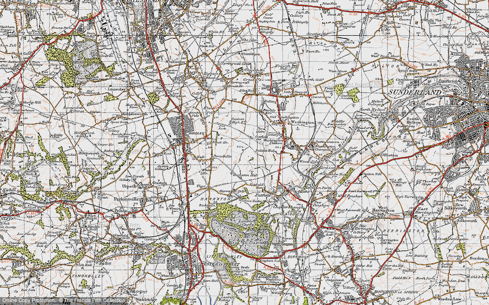 Old Map of Lambton, 1947 in 1947