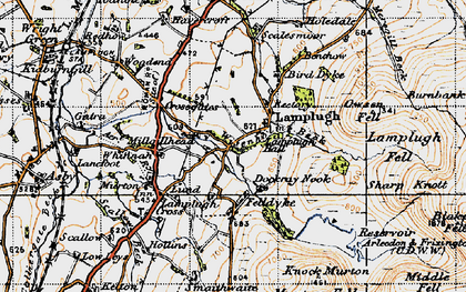 Old map of Bird Dyke in 1947