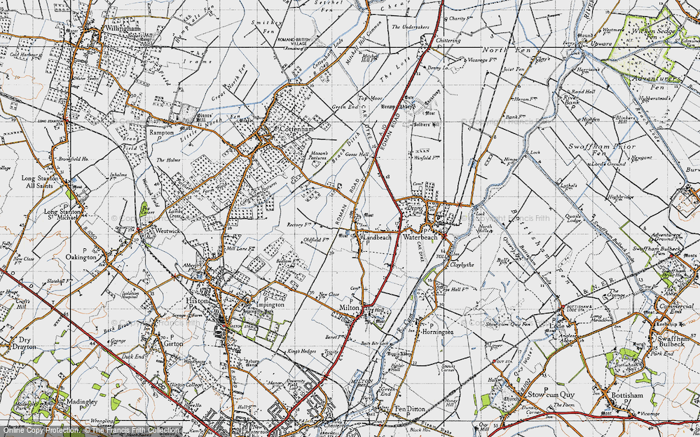 Old Map of Landbeach, 1946 in 1946