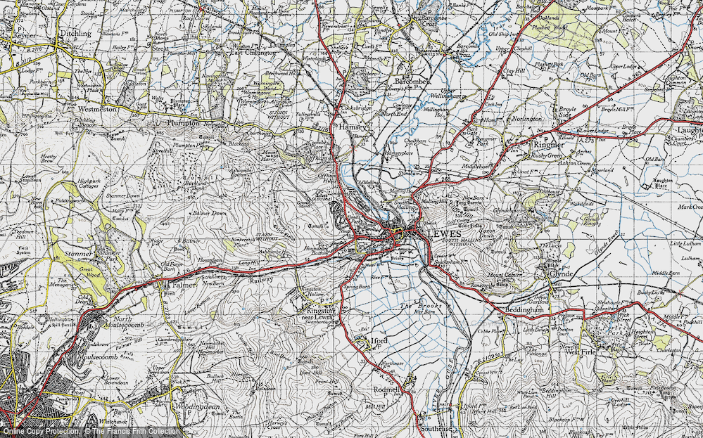 Old Map of Landport, 1940 in 1940