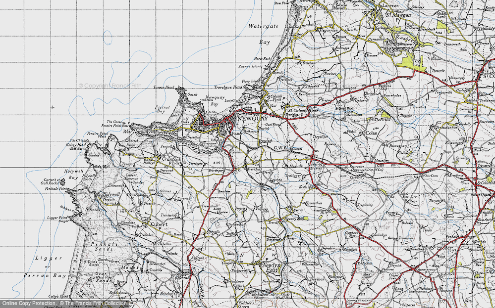 Old Map of Lane, 1946 in 1946