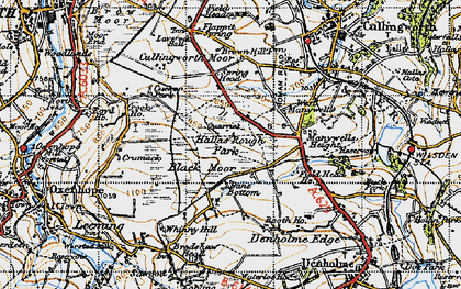 Old map of Booth Ho in 1947