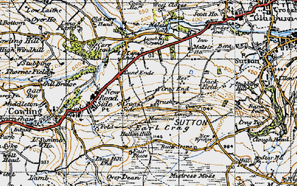 Old map of Brush in 1947