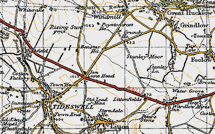 Old map of Benstor Ho in 1947