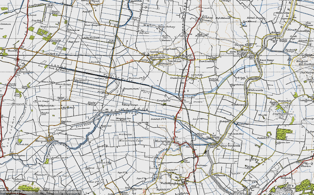 Old Map of Langholme, 1947 in 1947