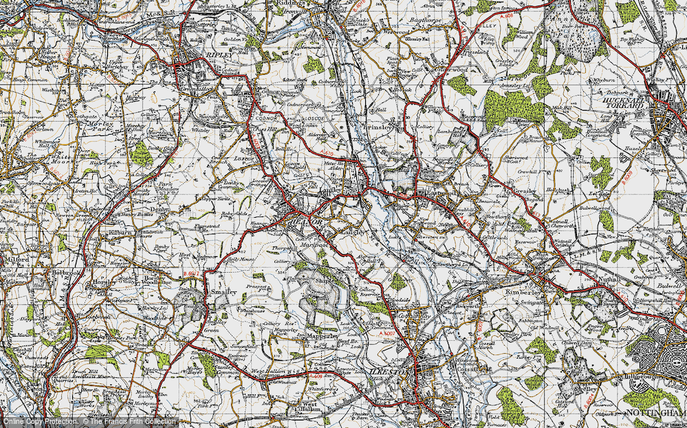 Old Map of Langley, 1946 in 1946