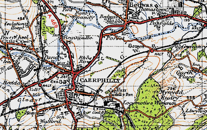 Old map of Lansbury Park in 1947