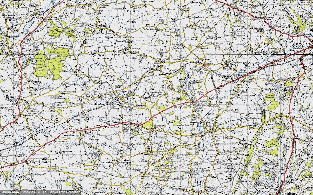 Old Map of Larkbeare, 1946 in 1946