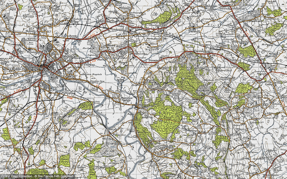 Old Map of Larport, 1947 in 1947