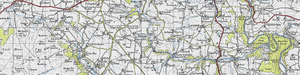 Old map of Larrick in 1946