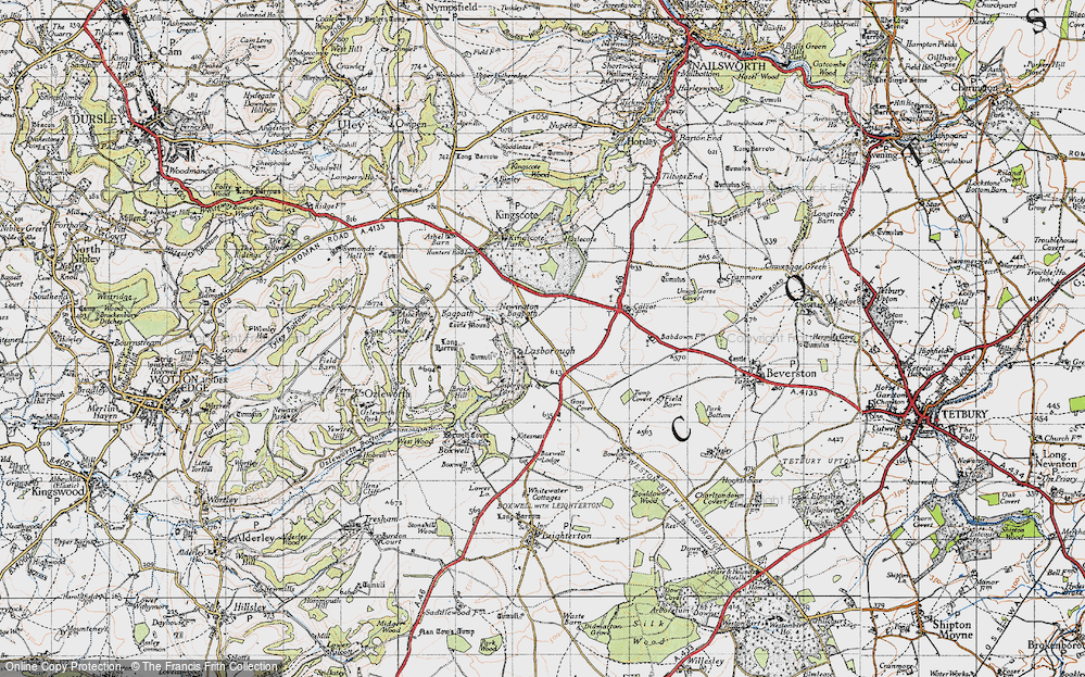 Old Map of Lasborough, 1946 in 1946