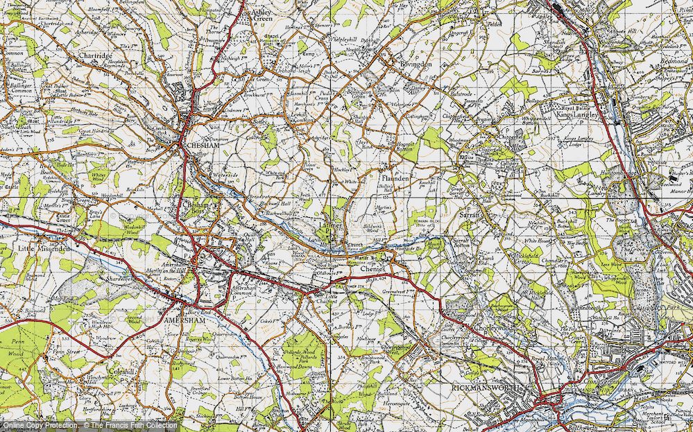 Old Map of Latimer, 1946 in 1946