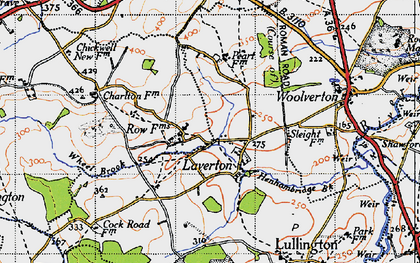 Old map of Laverton in 1946