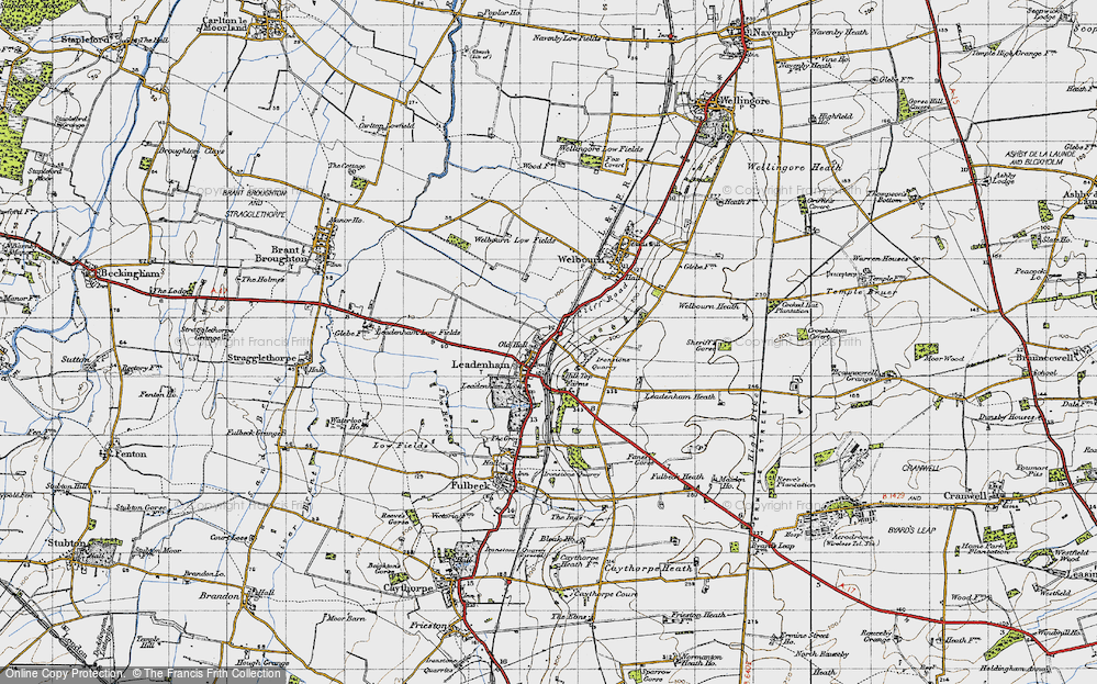 Old Map of Leadenham, 1946 in 1946