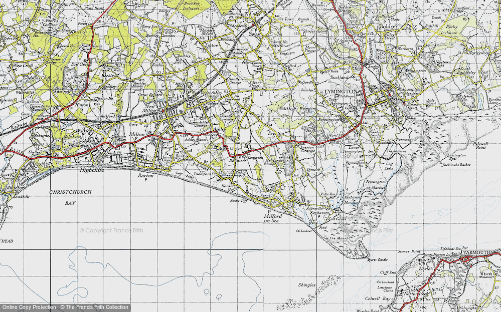 Old Map of Leagreen, 1940 in 1940
